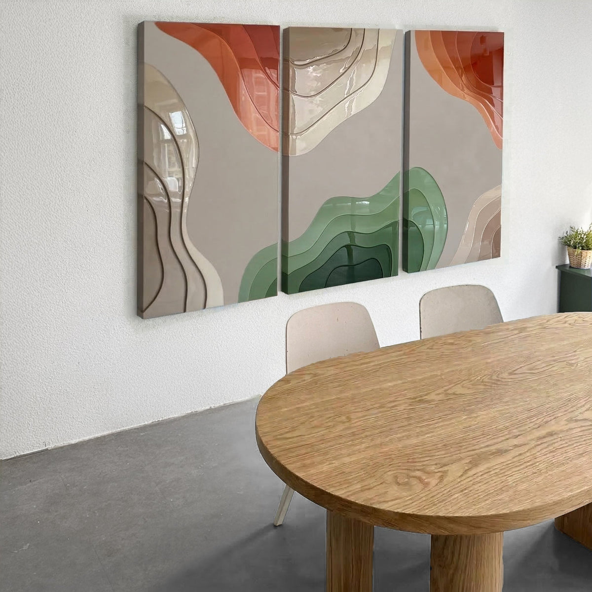 BLOOM - 70 x 140 cm ABSTRACT PAINTING