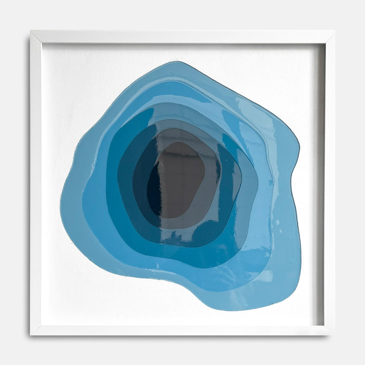 Ocean Eyes - FRAMED - 60 x 60 cm SQUARE PAINTING