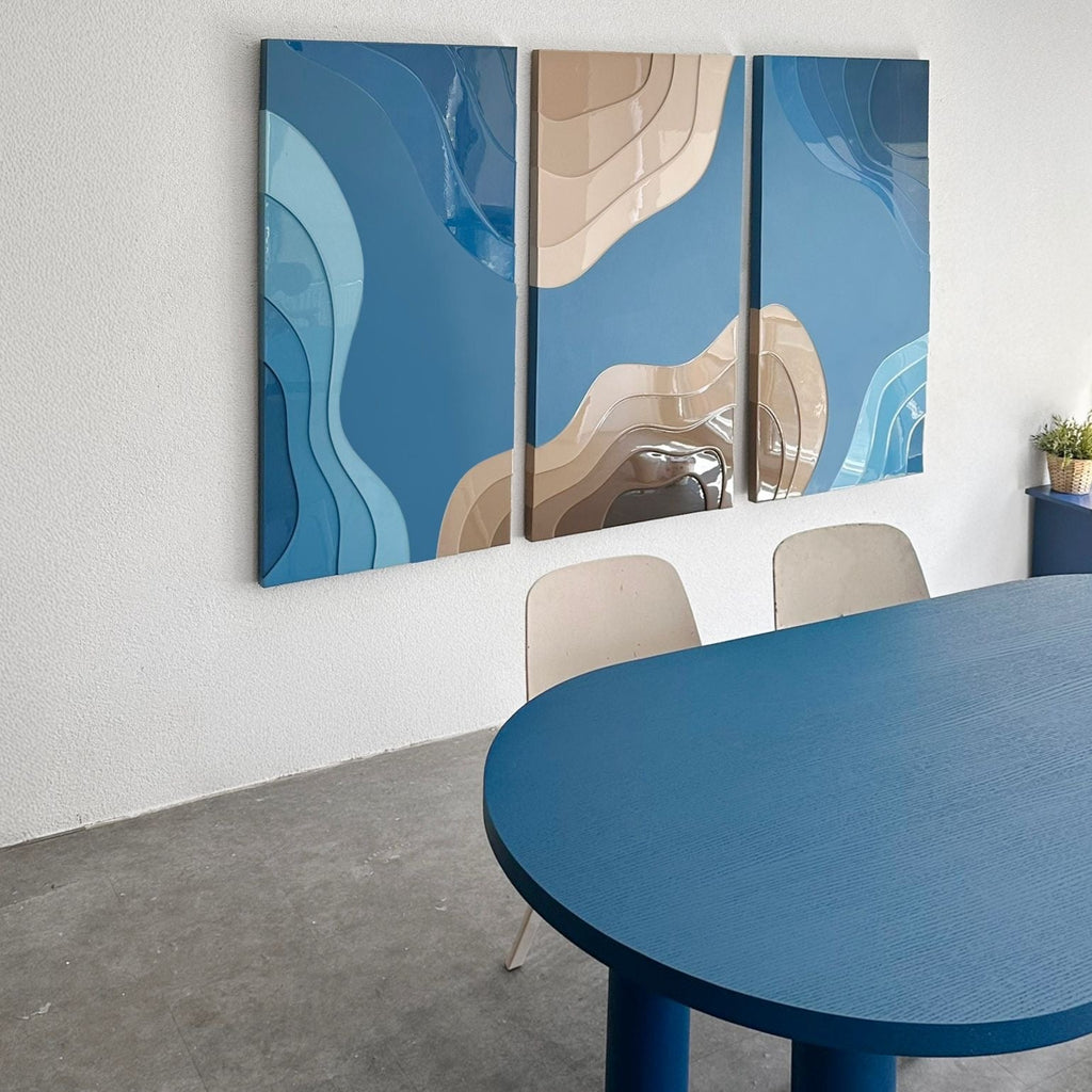 BREEZE - 70 x 140 cm ABSTRACT PAINTING (SINGLE PIECE)