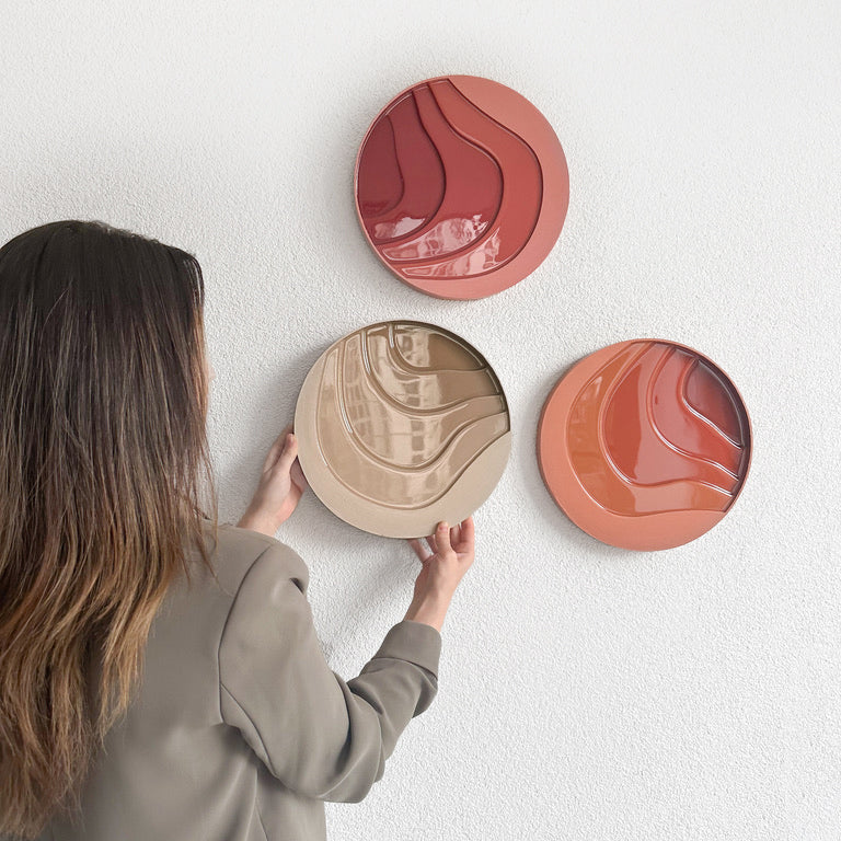 YUVY I - SOFT - 30 cm ROUND PAINTING