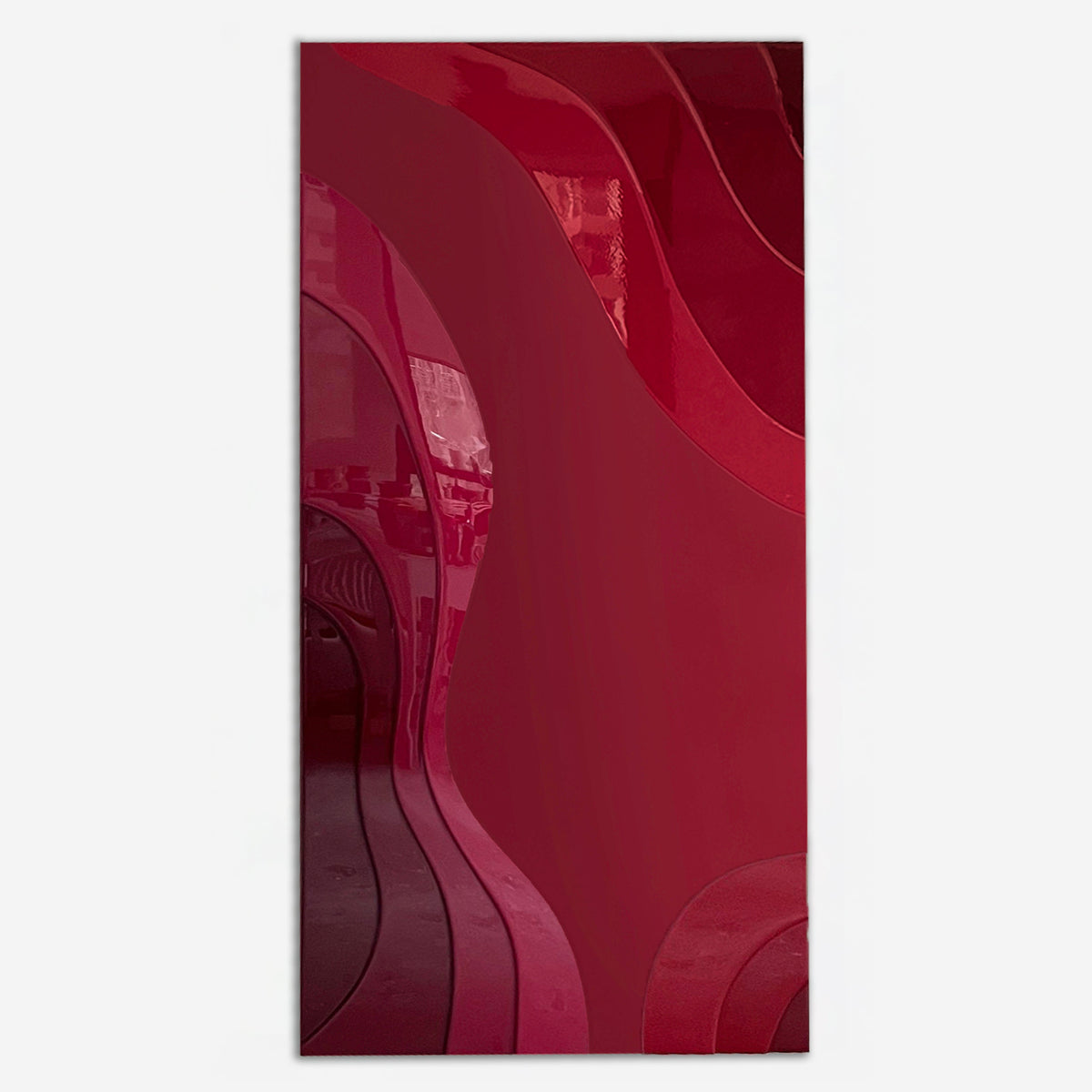 CHERRY - 70 x 140 cm ABSTRACT PAINTING