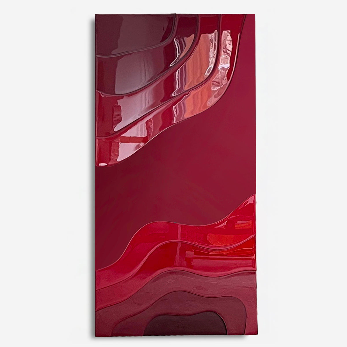 CHERRY - 70 x 140 cm ABSTRACT PAINTING