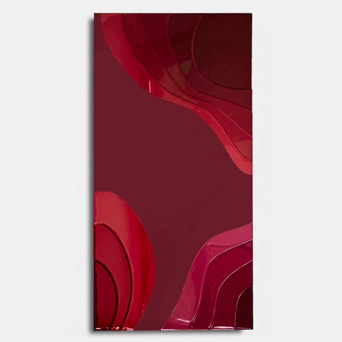 CHERRY - 70 x 140 cm ABSTRACT PAINTING