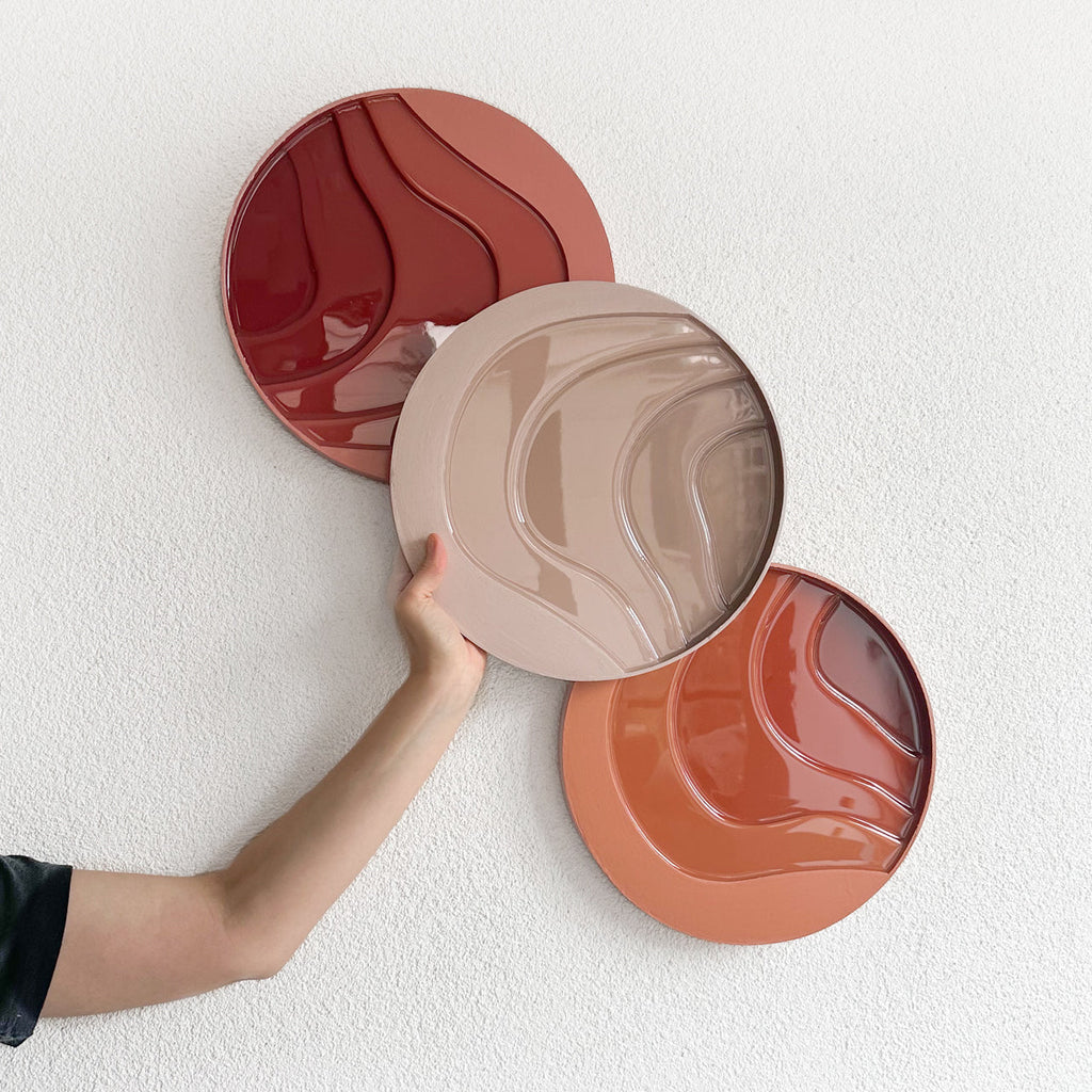 YUVY I - SOFT - 30 cm ROUND PAINTING
