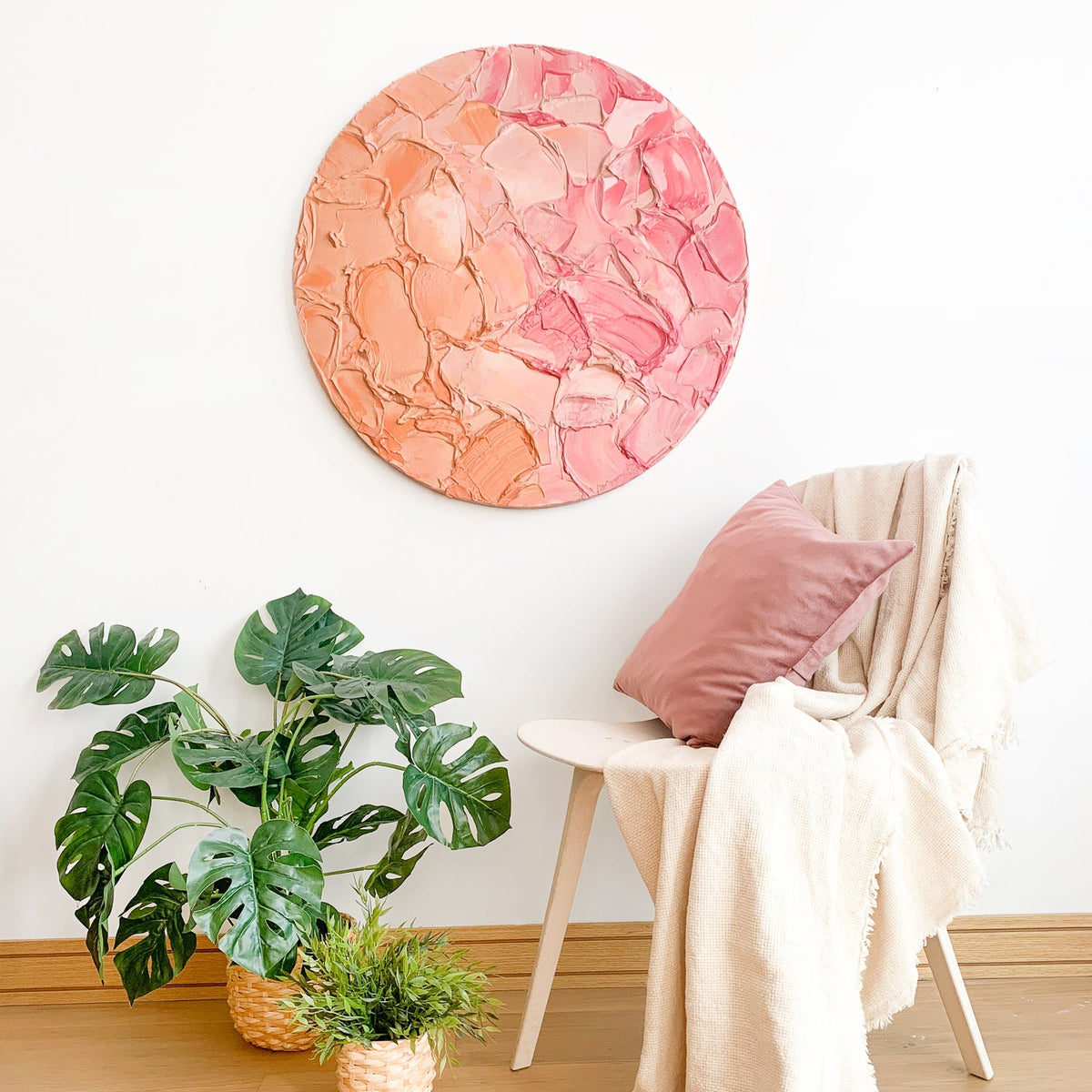 VANILLA SKY - ROUND PAINTING