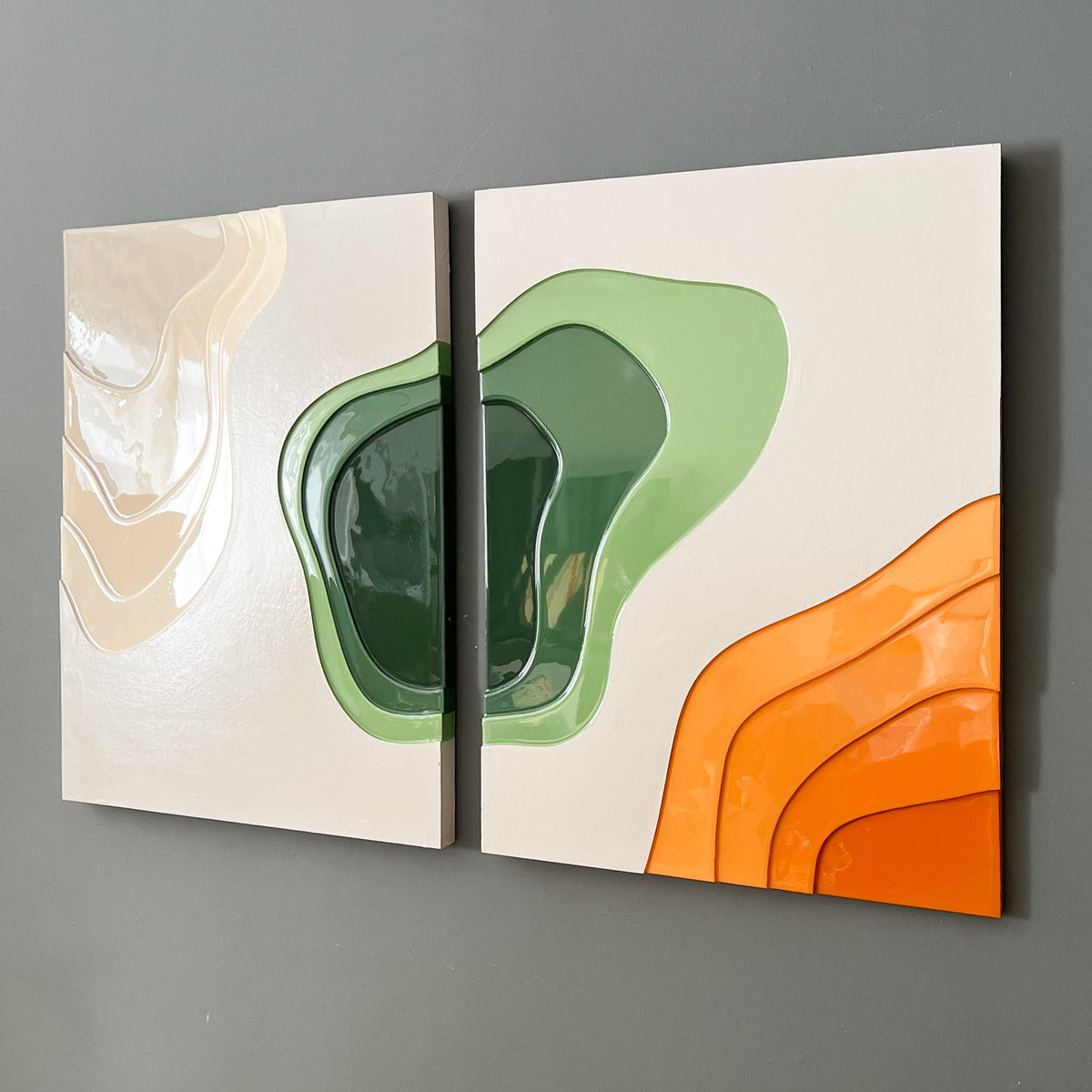 SOFT HILLS - 60 x 80 cm PAINTING