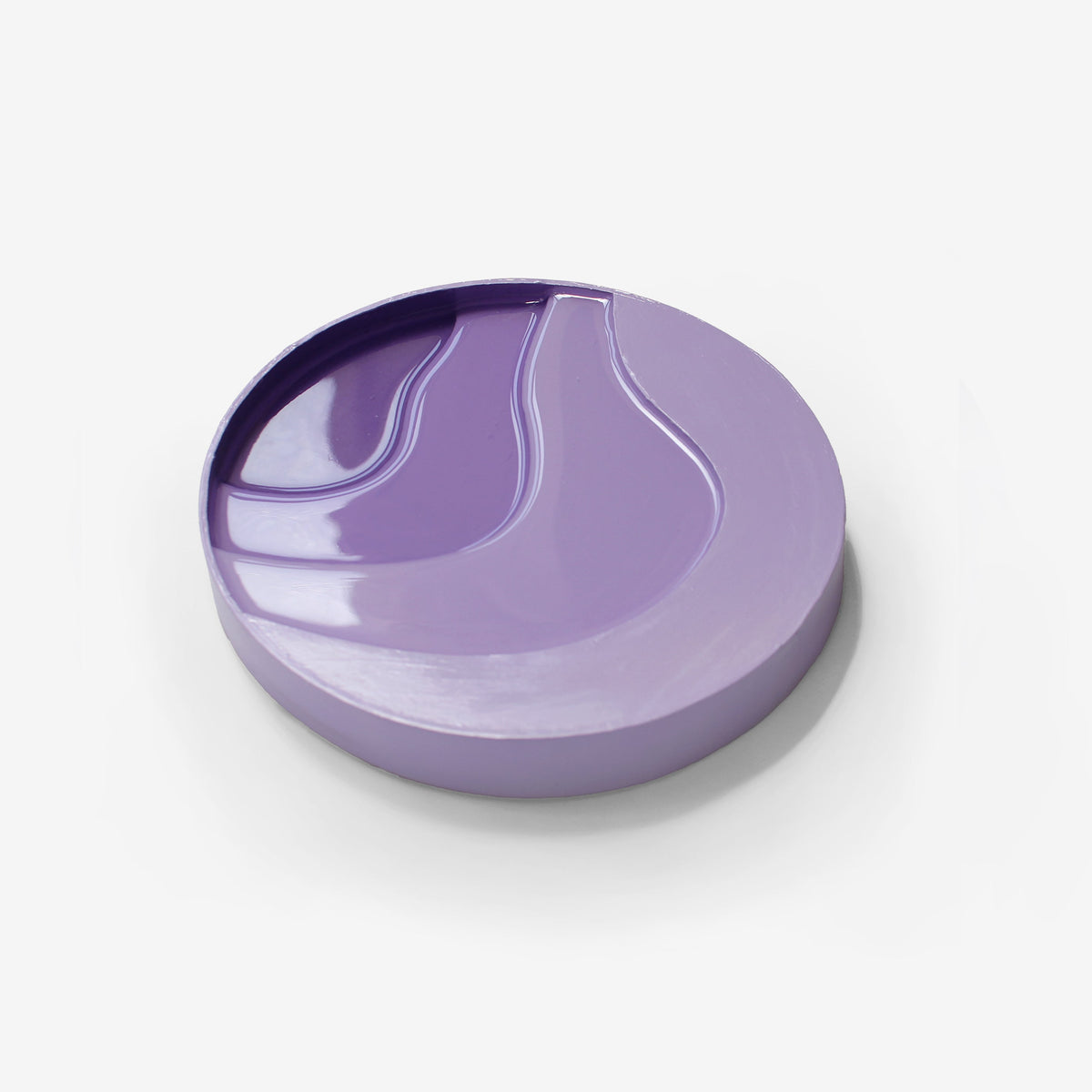 GRAY - 20 cm ROUND PAINTING