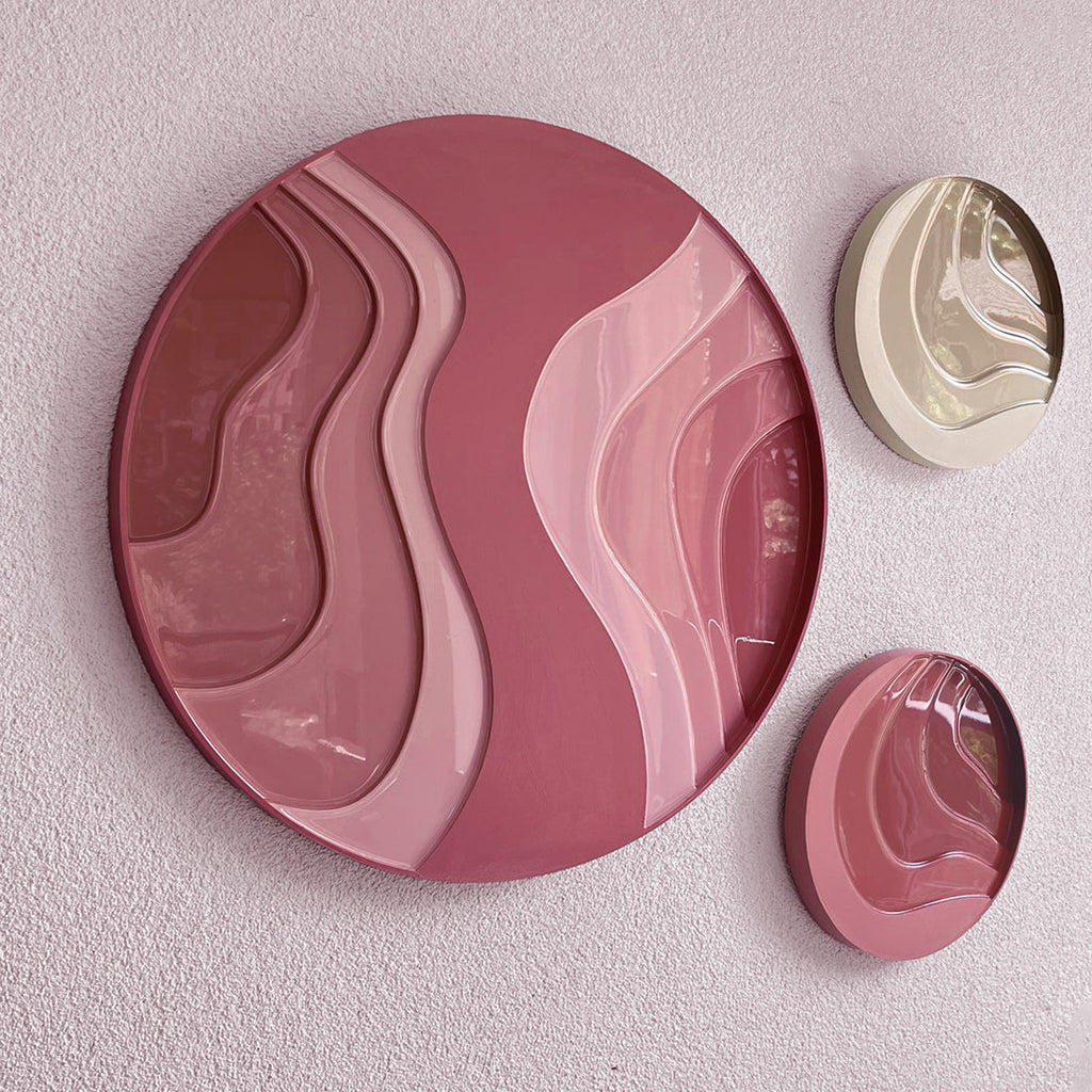 YUVY II - VIVID COLOR - 60 cm ROUND PAINTING