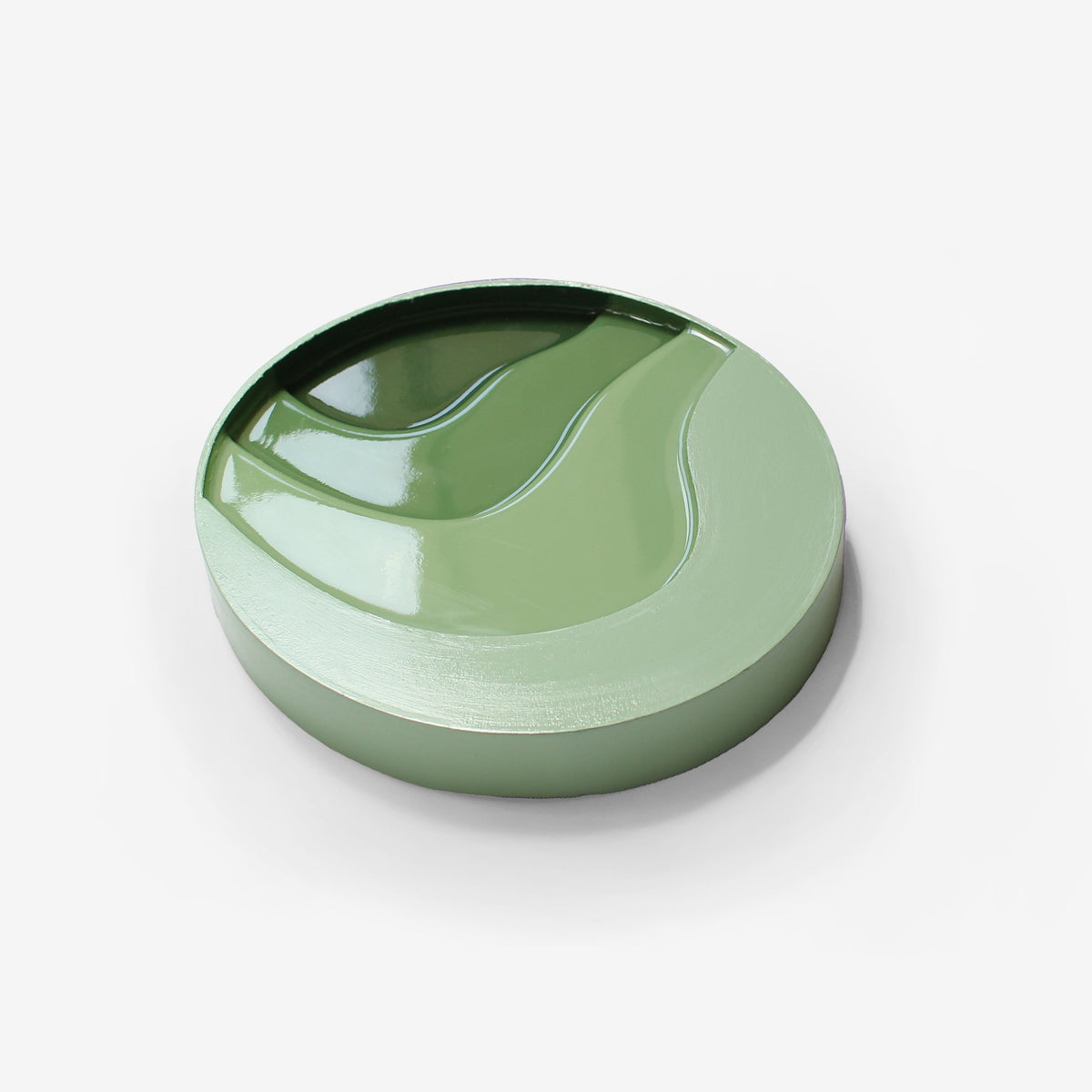 GRAY - 20 cm ROUND PAINTING