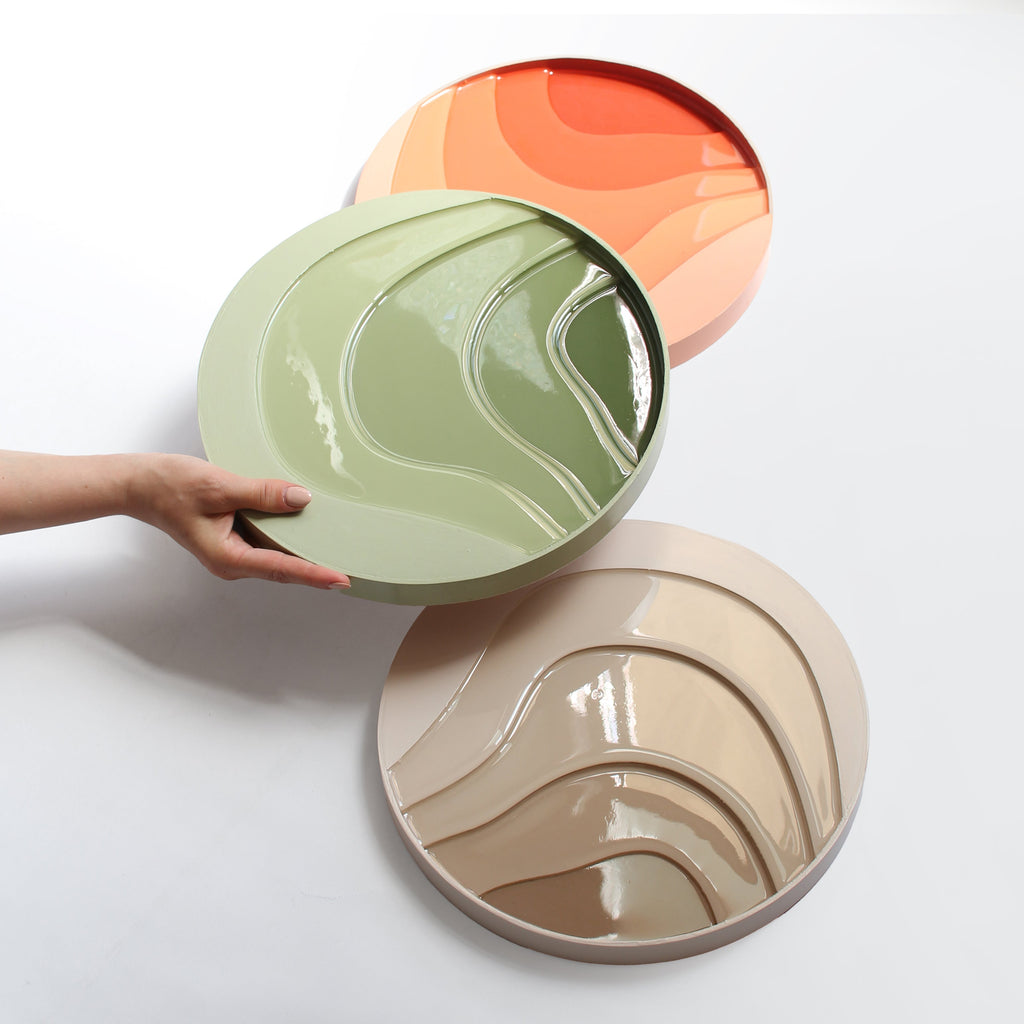 YUVY I - SOFT - 30 cm ROUND PAINTING