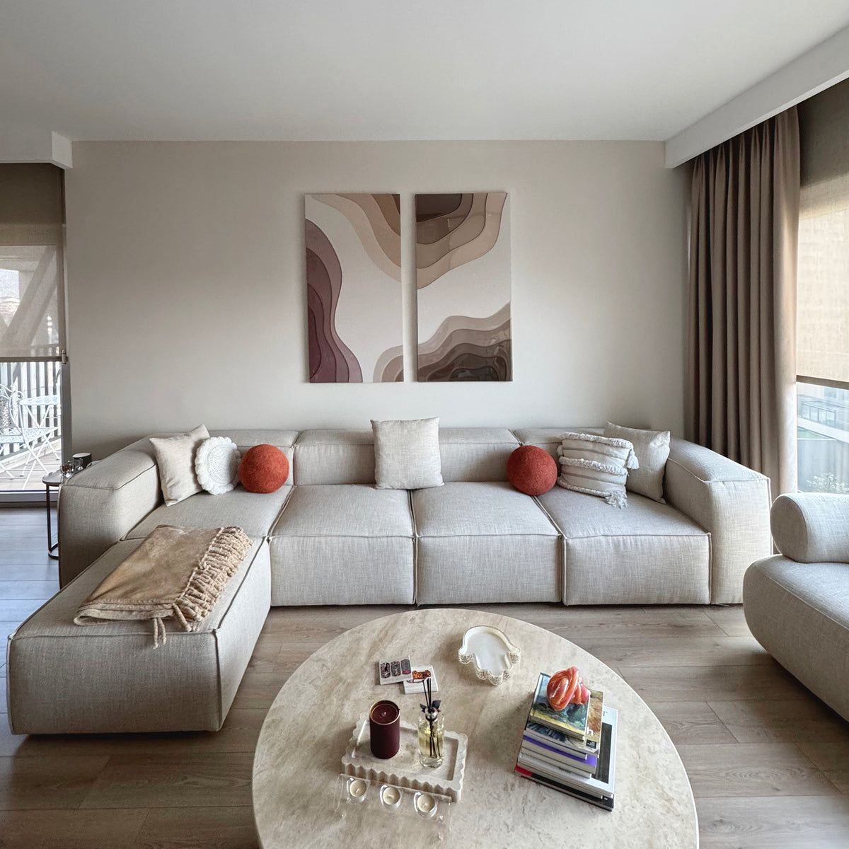 SAND - 60 x 120 cm ABSTRACT PAINTING