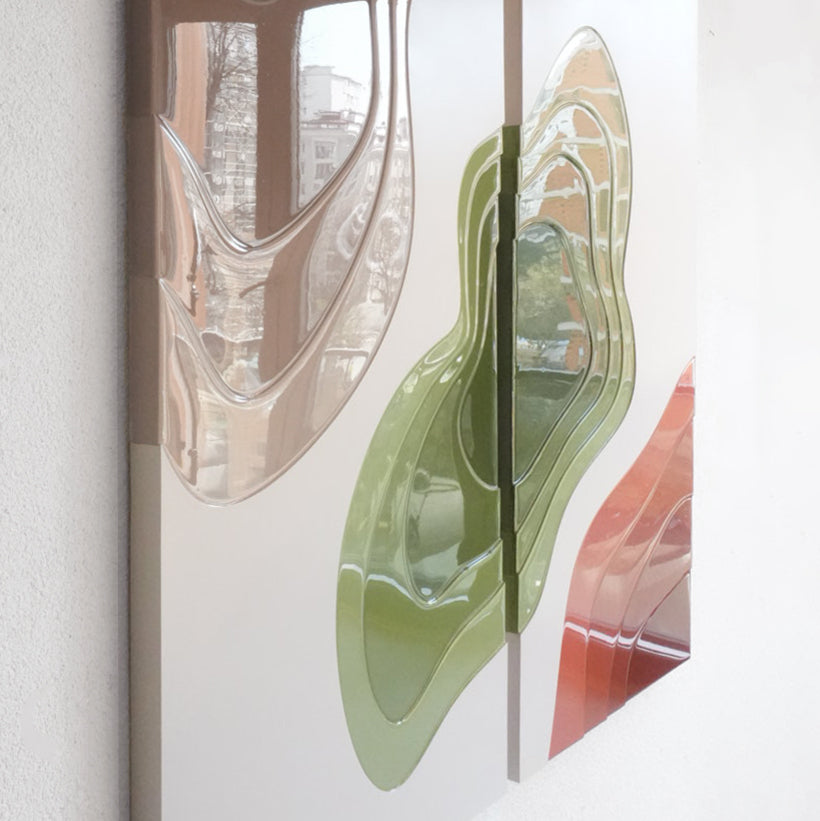 SOFT WIND (2-PIECE ARTWORK) - 60x135 cm