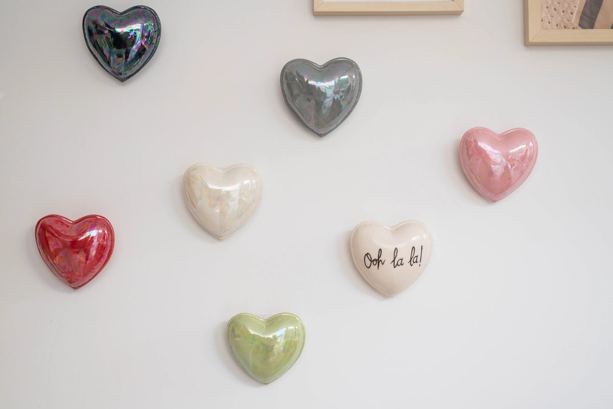 Ceramic Heart Wall Decor