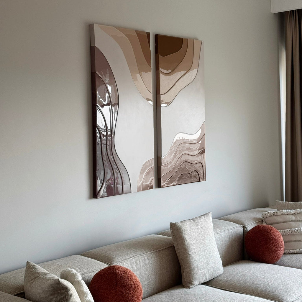 SAND - 60 x 120 cm ABSTRACT PAINTING