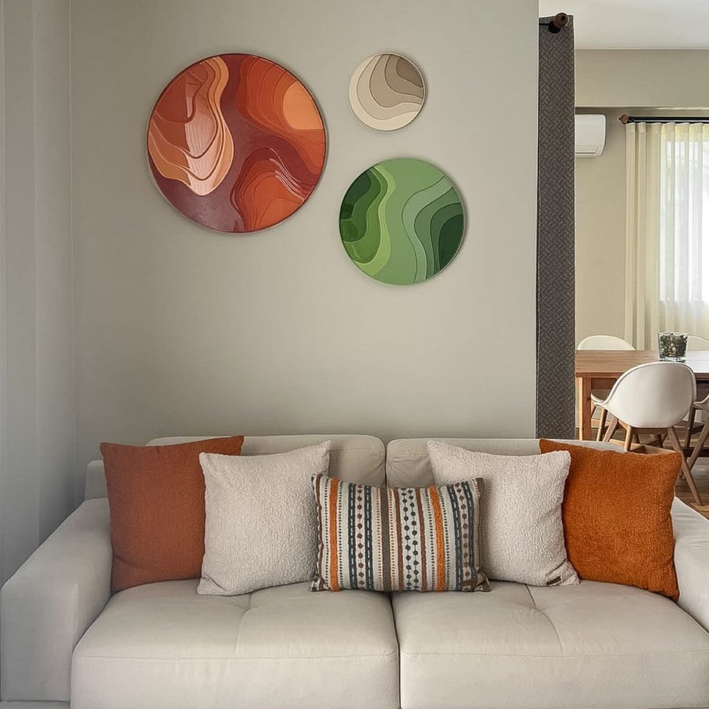 YUVY II - SOFT - 60 CM ROUND PAINTING