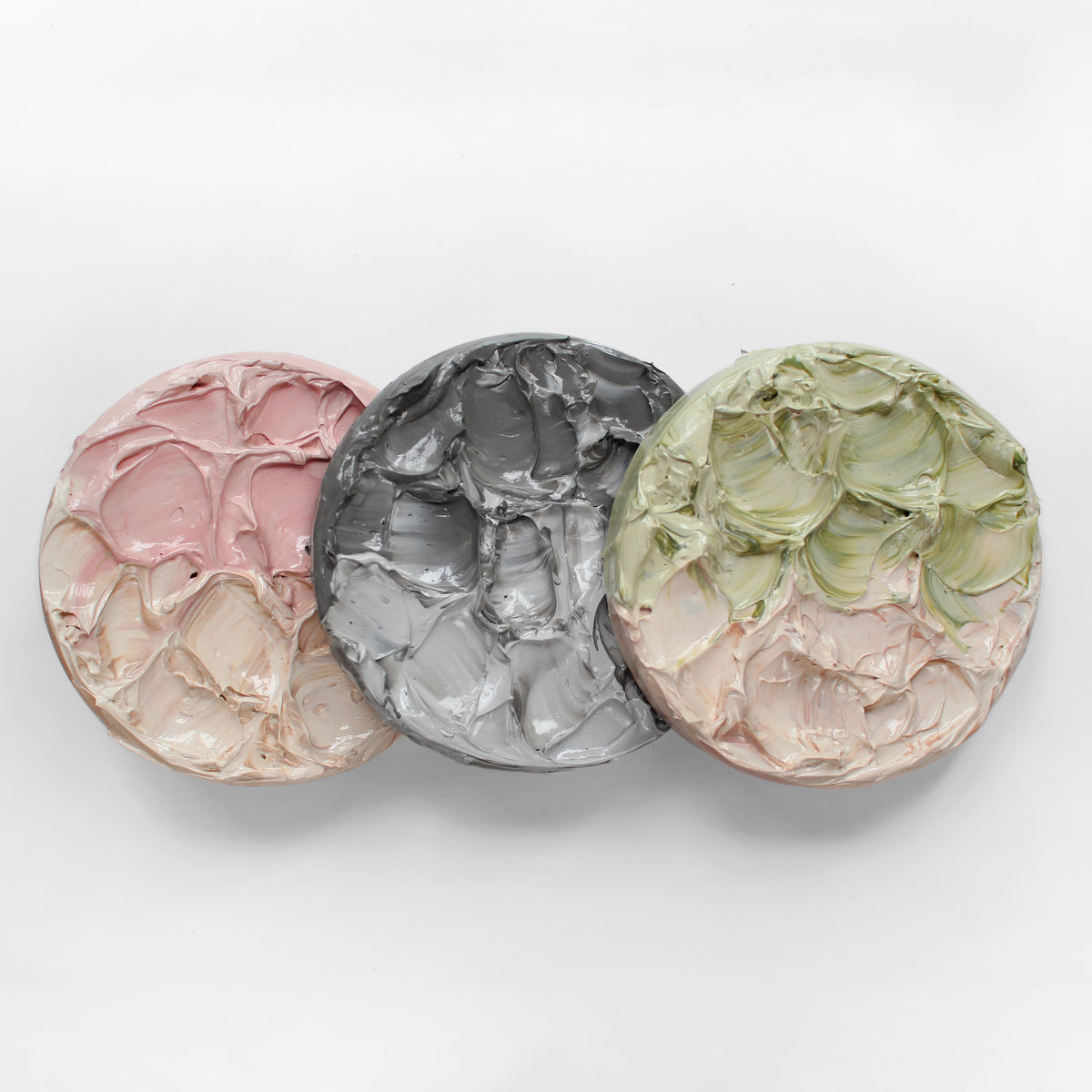 VANILLA SKY - 20 cm MINI - ROUND PAINTING