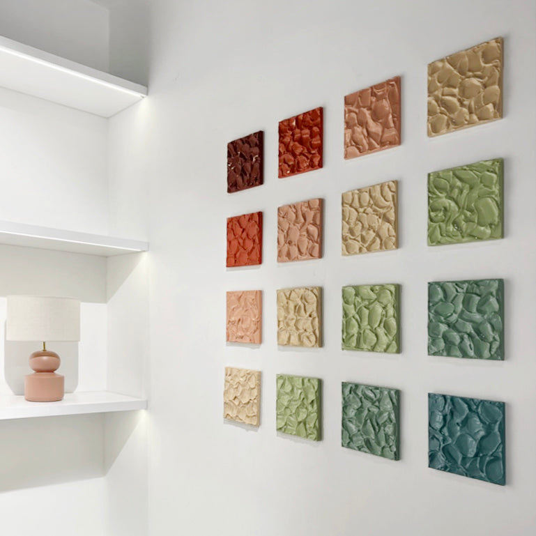 Textured Painting Set - 20 x 20 cm - 24-Piece Square Painting / BITS