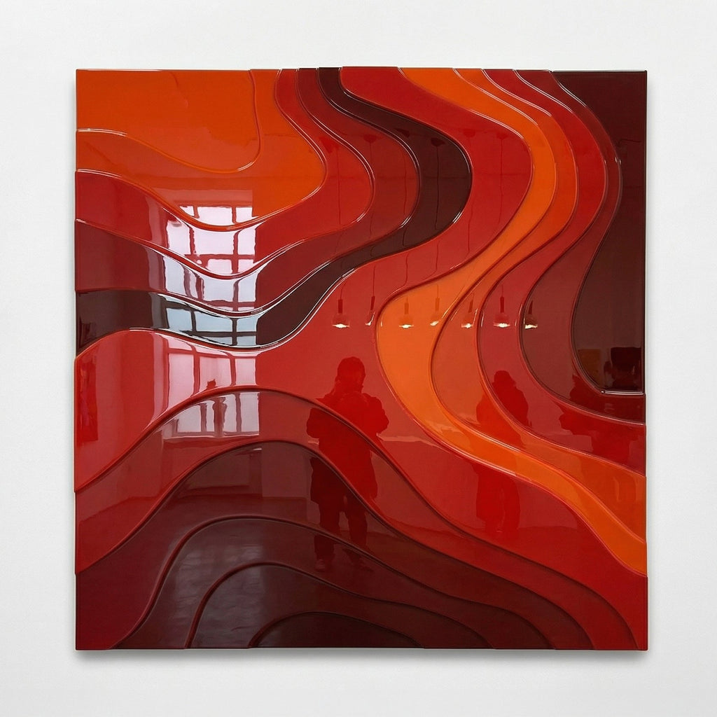 FULL SHINE SUNDOWN - SQUARE PAINTING