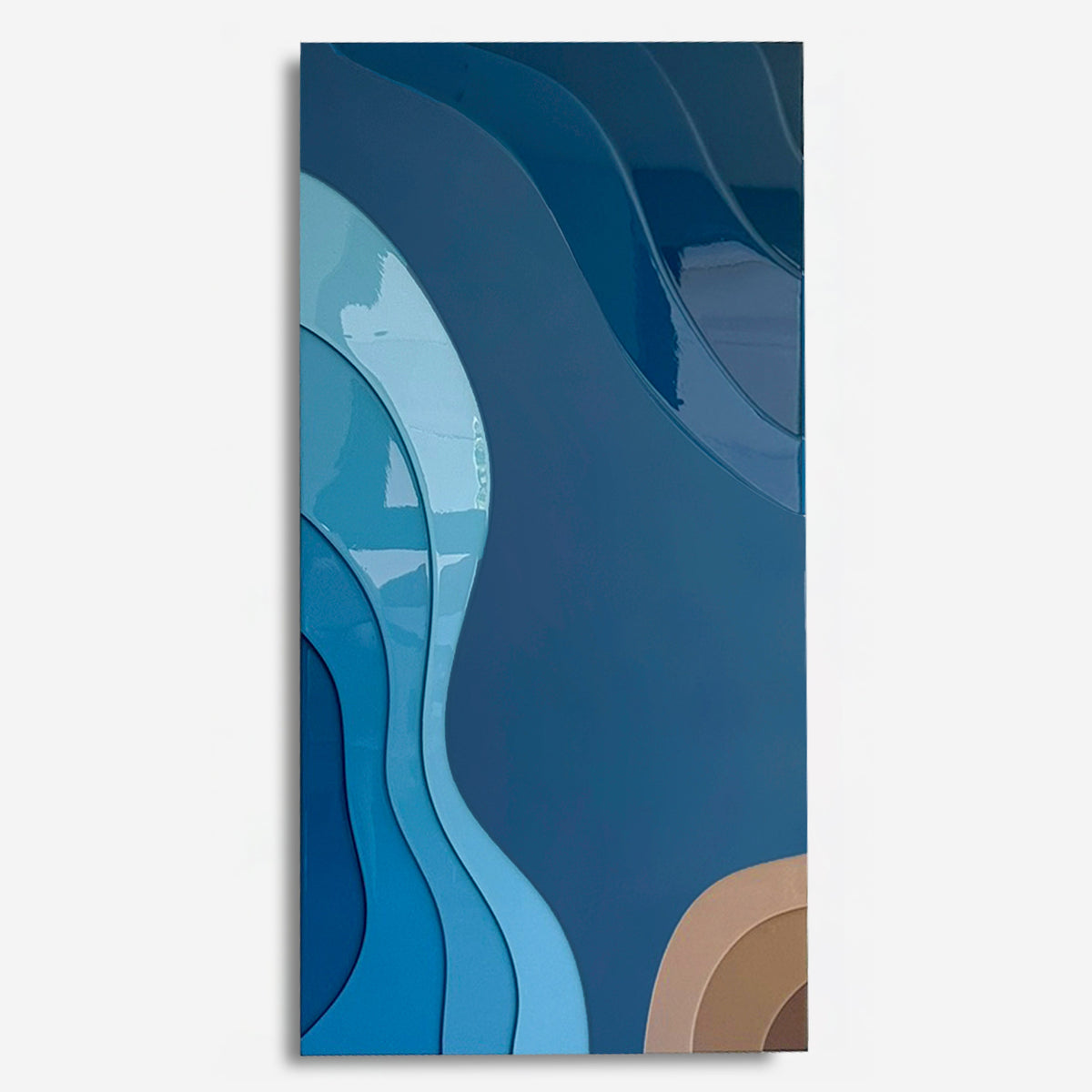 BREEZE - 70 x 140 cm ABSTRACT PAINTING (SINGLE PIECE)