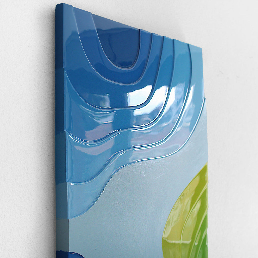 CARNIVAL - BLUE - 70 x 120 cm