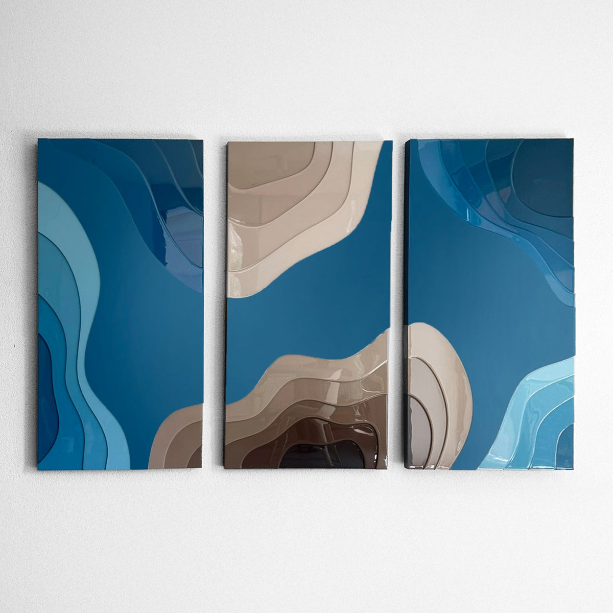 BREEZE - 70 x 140 cm ABSTRACT PAINTING (SINGLE PIECE)