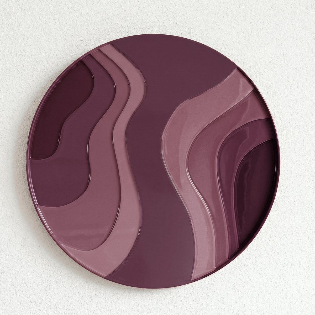 BEIGE GRAY - 60 CM ROUND PAINTING