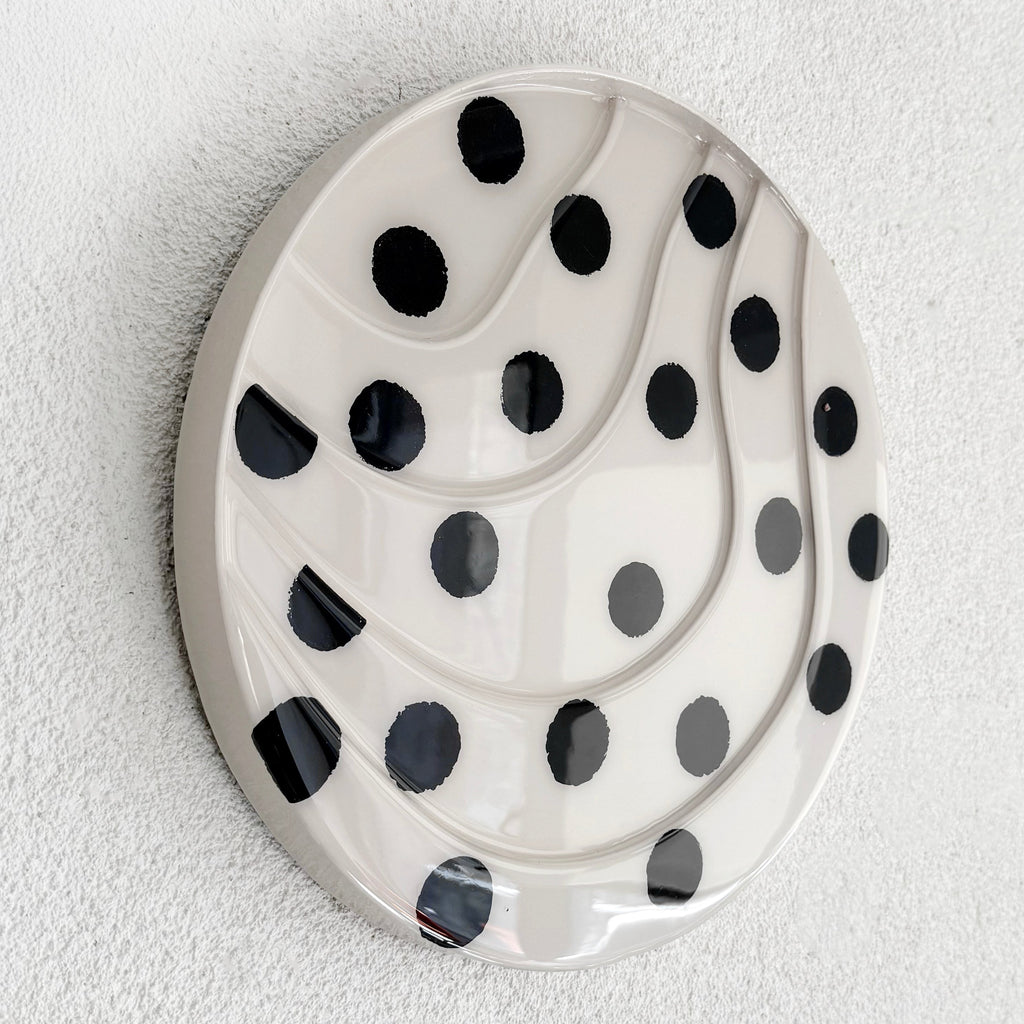 POLKA DOT YUVY I - ROUND PAINTING
