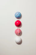 Round Ceramic Wall Decor - Playful Set (4 pcs)