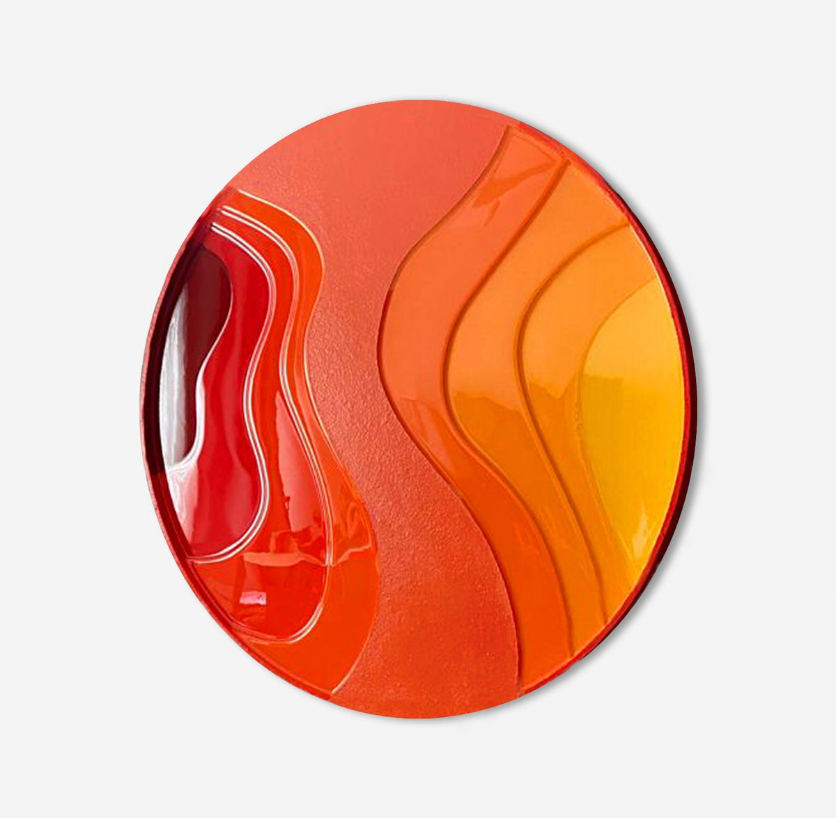 YUVY II - VIVID COLOR - 60 cm ROUND PAINTING
