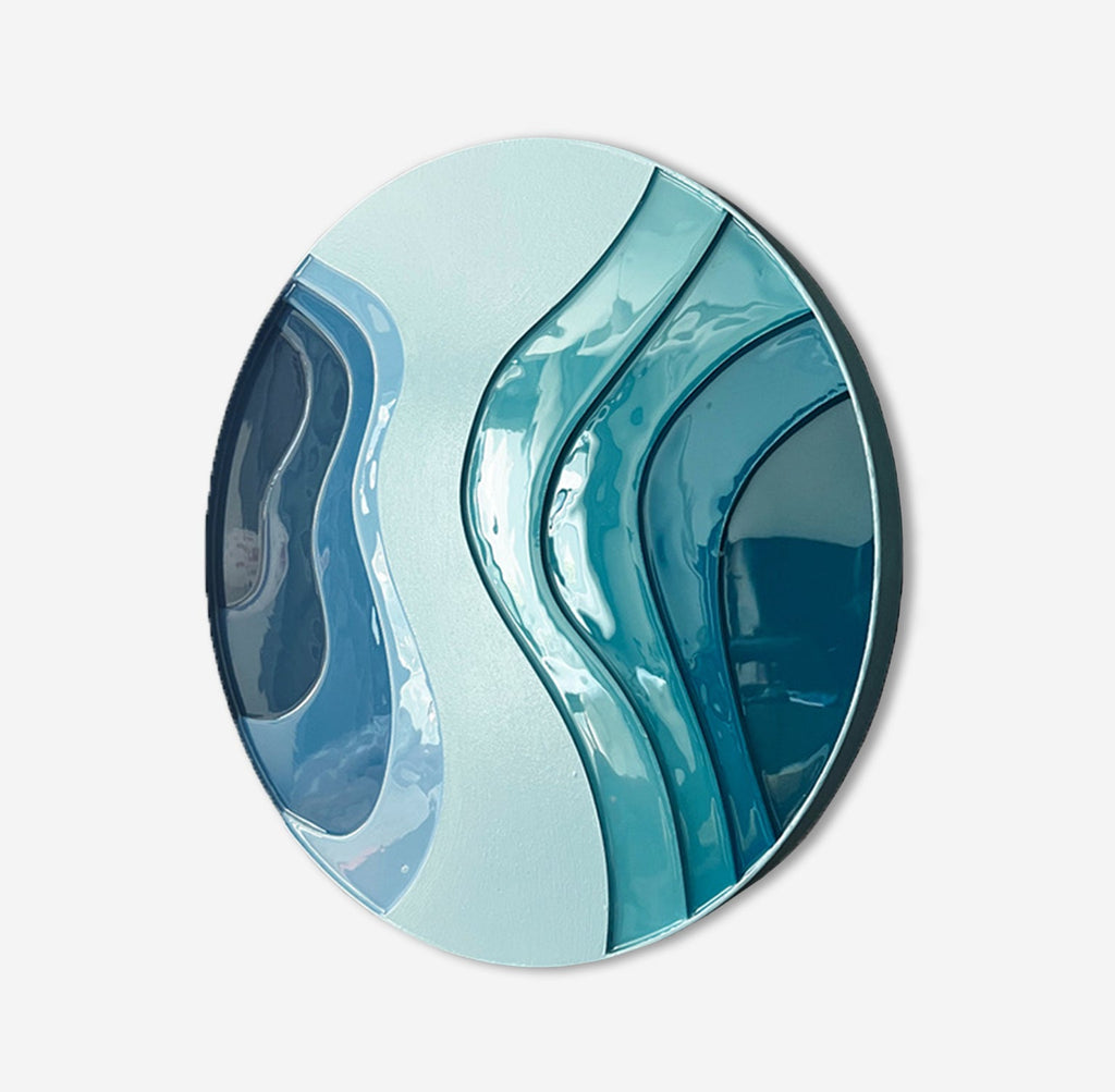 YUVY II - VIVID COLOR - 60 cm ROUND PAINTING