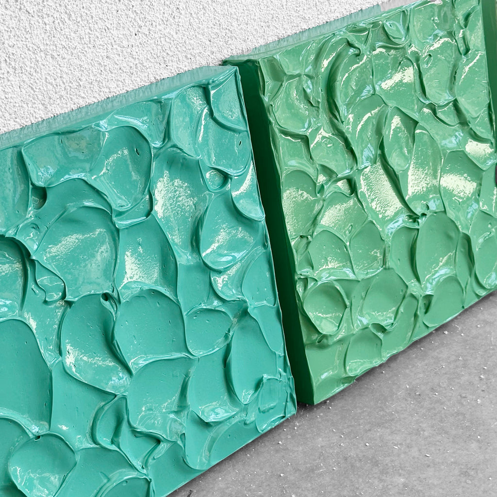 Textured Painting Set - 30 x 30 cm - 9-Piece Square Painting / BITS
