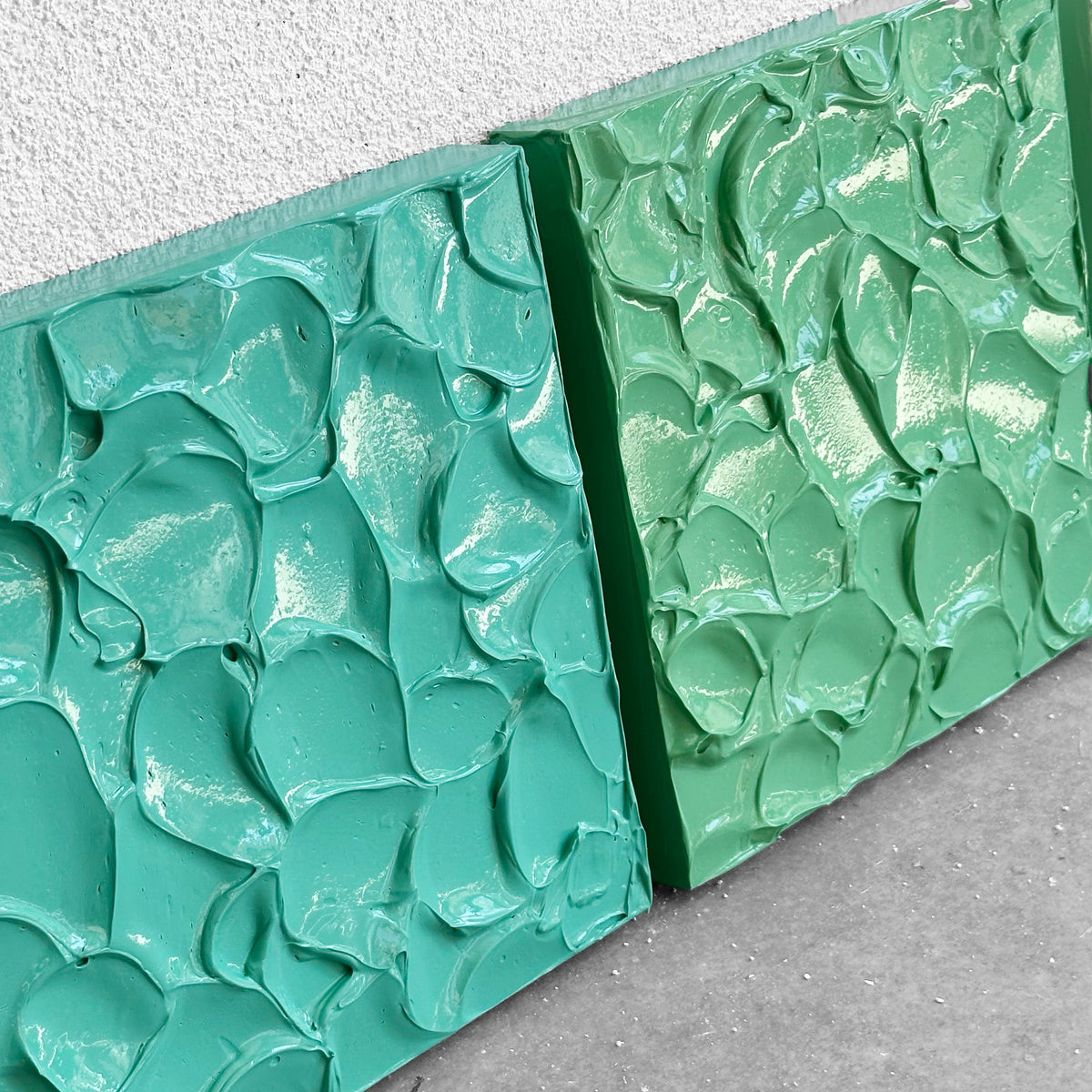 Textured Painting Set - 30 x 30 cm - 9-Piece Square Painting / BITS
