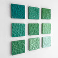 Textured Painting Set - 30 x 30 cm - 9-Piece Square Painting / BITS