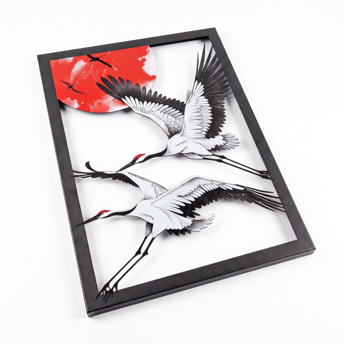 Crane Birds Metal Wall Art