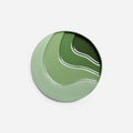 SOFT GREEN - 20 cm ROUND PAINTING