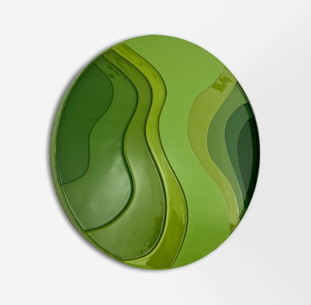 YUVY II - VIVID COLOR - 60 cm ROUND PAINTING
