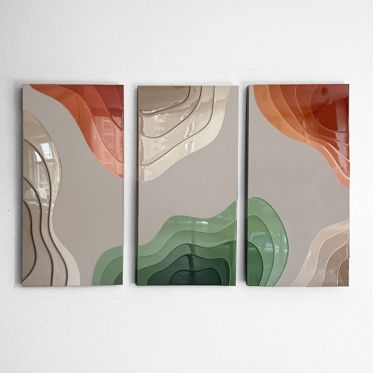 BLOOM - 70 x 140 cm ABSTRACT PAINTING