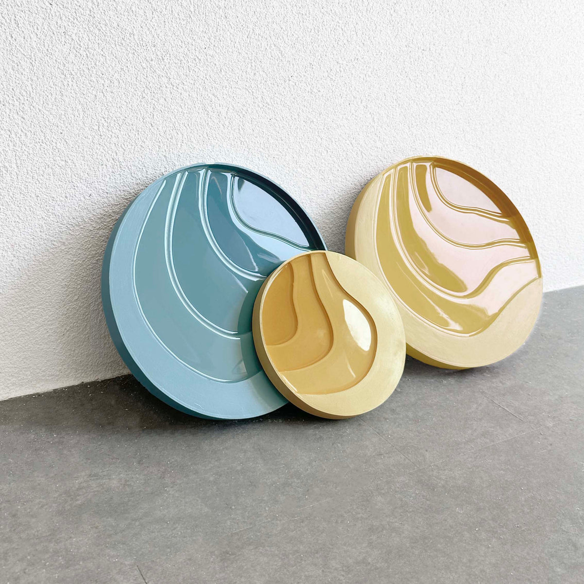 YUVY I - SOFT - 30 cm ROUND PAINTING
